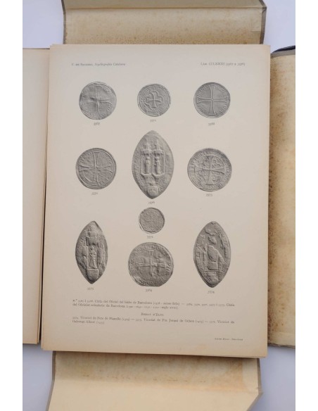 Sigillografía catalana : inventari, descaripció i estudi dels Segells de Cataluny. Vol III. Lámines