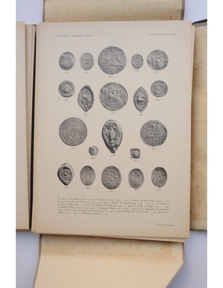 Sigillografía catalana : inventari, descaripció i estudi dels Segells de Cataluny. Vol III. Lámines