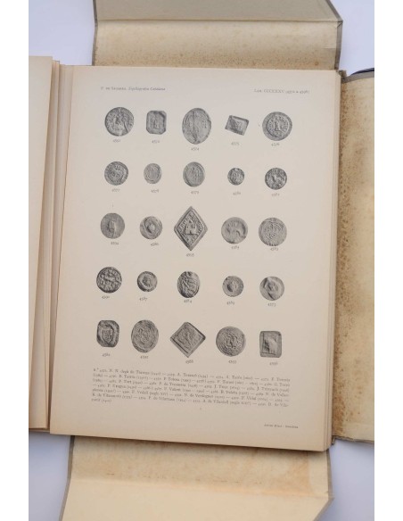 Sigillografía catalana : inventari, descaripció i estudi dels Segells de Cataluny. Vol III. Lámines