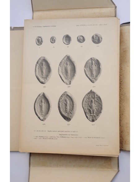 Sigillografía catalana : inventari, descaripció i estudi dels Segells de Cataluny. Vol III. Lámines