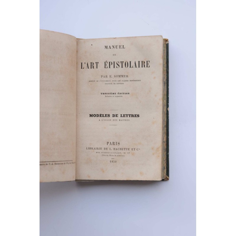 Manuel de l'art épistolaire