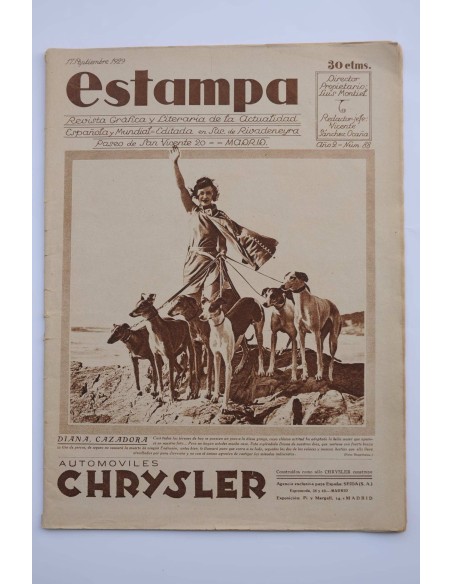 Estampa : revista gráfica.-- Año 2.-- Nº 88 (17 de septiembre 1929)