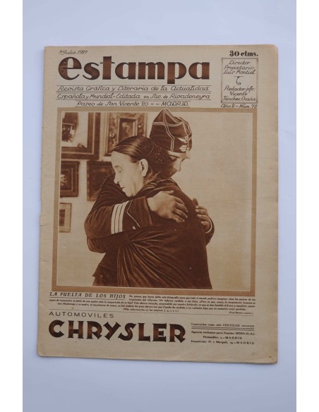 Estampa : revista gráfica.-- Año 2.-- Nº 78 (9 de lulio 1929)