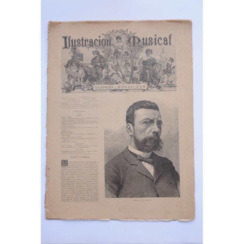 Ilustración Musical Hispano-Americana. Nº 94, Año IV, 15 diciembre 1891
