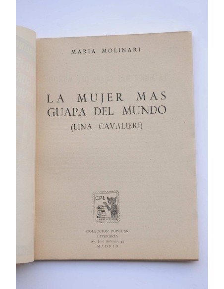 La mujer más bella del mundo (Lina Cavalier)