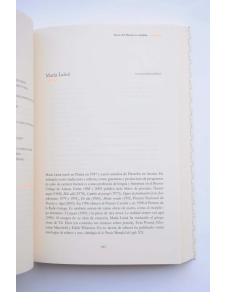 Cosmopoética. Antología X Edición. Poetas del mundo en Córdoba, 2004-2013