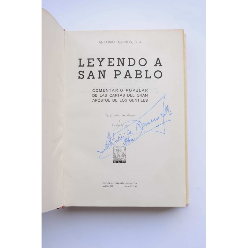 Leyendo a San Pablo. Comentario popular de las...
