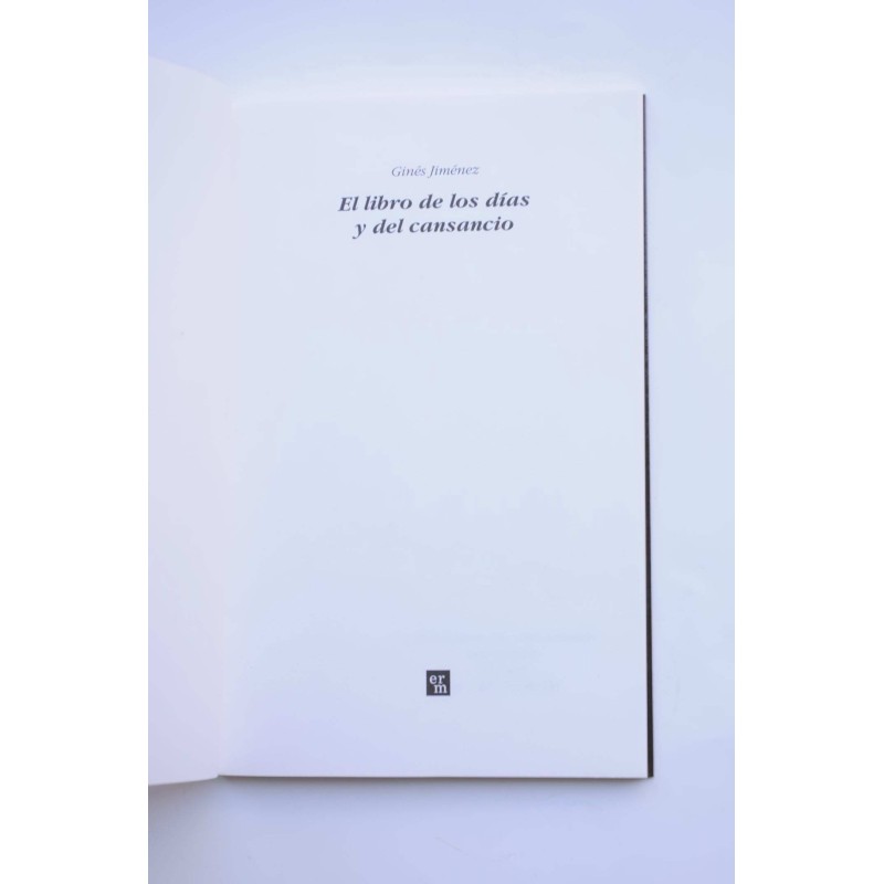 El libro de los días y del cansancio