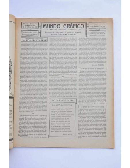 Mundo Gráfico : revista popular ilustrada - Nº 445. 12 mayo, 1920