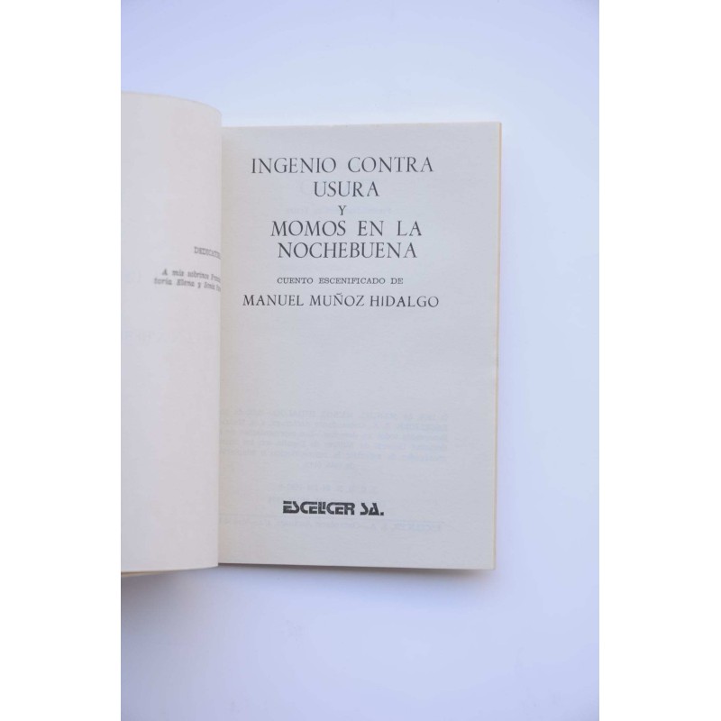 Ingenio contra usura y Momos en la Noche Buena