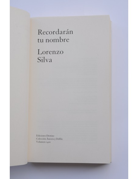 Recordarán tu nombre