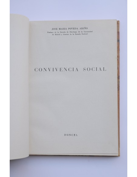 Convivencia social