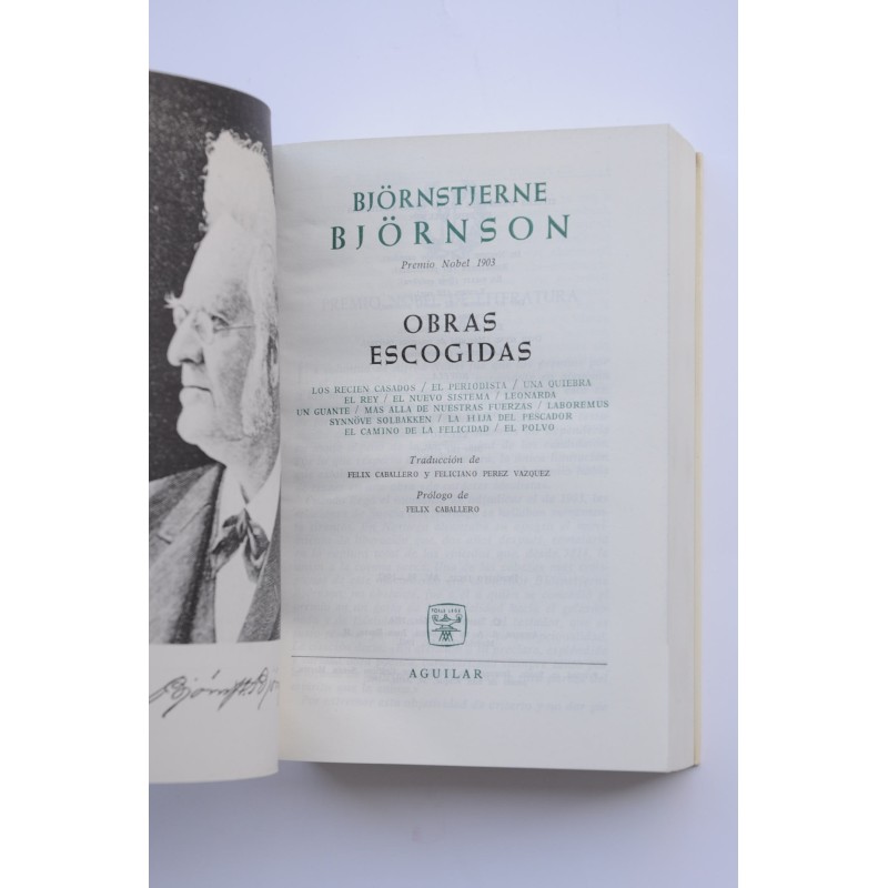 Björnstjerne Björnson. Obras escogidas