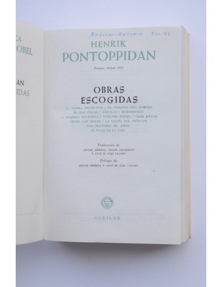 Henrik Pontoppidan. Obras escogidas