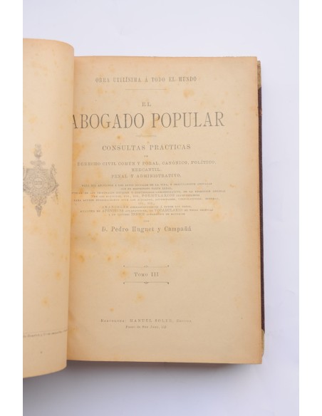 El abogado popular. Tomo II