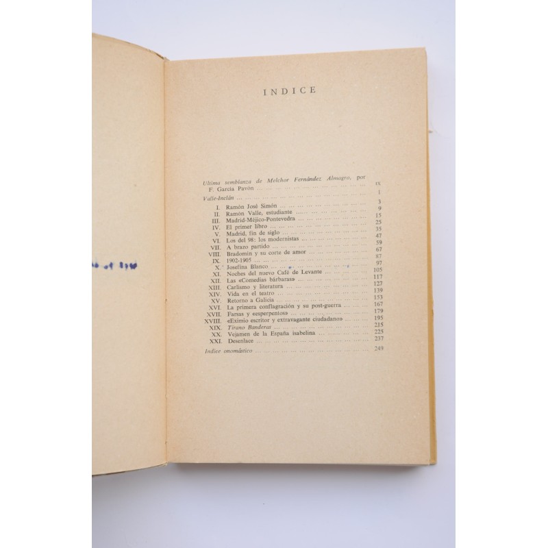Vida y literatura de Valle-Inclán