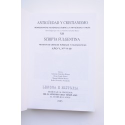 Scripta Fulgentina : revista de ciencias humanas y... 2