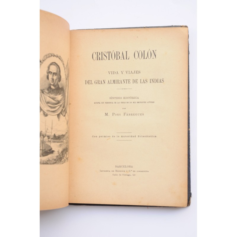 Cristobal Colón : vida y viajes del gran...