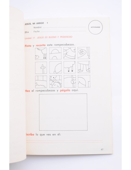 Jesús mi amigo 1. Fichas de trabajo individualizado
