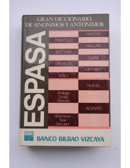 Gran diccionario de sinónimos y antónimos