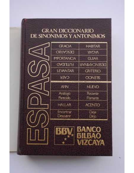 Gran diccionario de sinónimos y antónimos