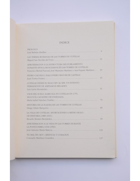 Datos históricos de la villa de Cotillas (Murcia)