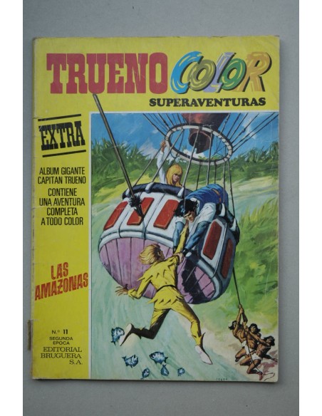 TRUENO Color Superaventuras. Extra.-- Año IX. Segunda época -- Nº 11.(5 de abril de 1976) . Las amazonas