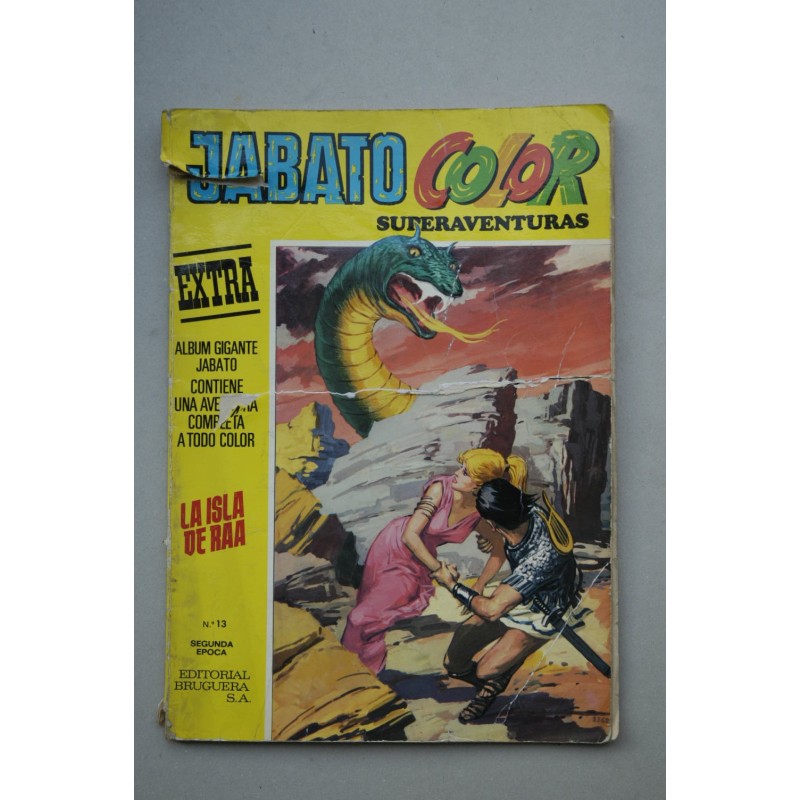 JABATO Color Superaventuras. Extra.-- Año VIII. Segunda época -- Nº 13.(2 de junio de 1975) . La Isla de Raa