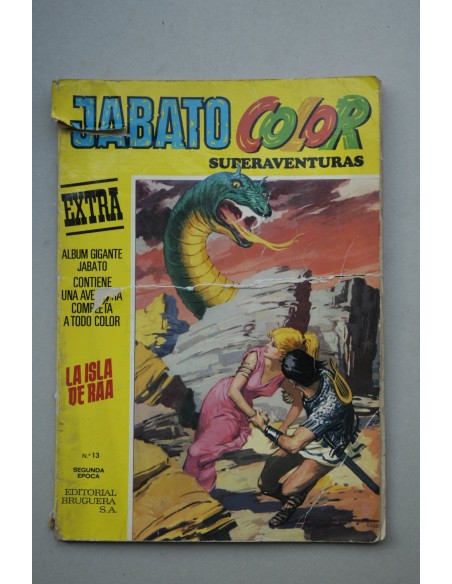 JABATO Color Superaventuras. Extra.-- Año VIII. Segunda época -- Nº 13.(2 de junio de 1975) . La Isla de Raa