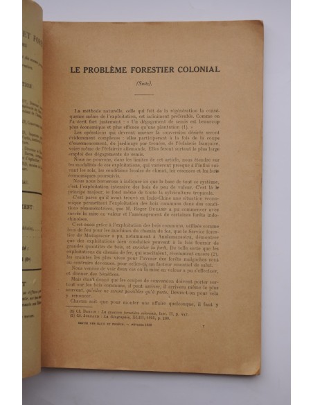 Revue de Eaux et Forêts : revue mensuelle. VII Série, 28º année, nº 12, février 1930
