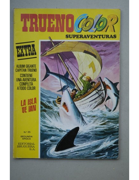 TRUENO Color Superaventuras. Extra.-- Año X. Segunda época -- Nº 25. (2 de mayo de 1977) . La isla de Ian