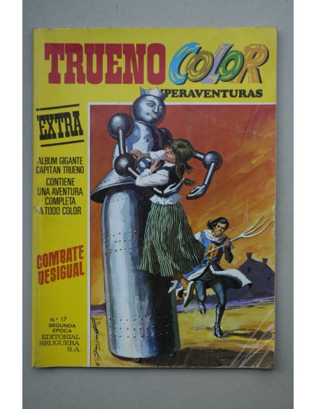 TRUENO Color Superaventuras. Extra.-- Año X. Segunda época -- Nº 17. (27 de septiembre de 1976) . Combate desigual