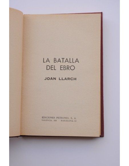 La Batalla del Ebro