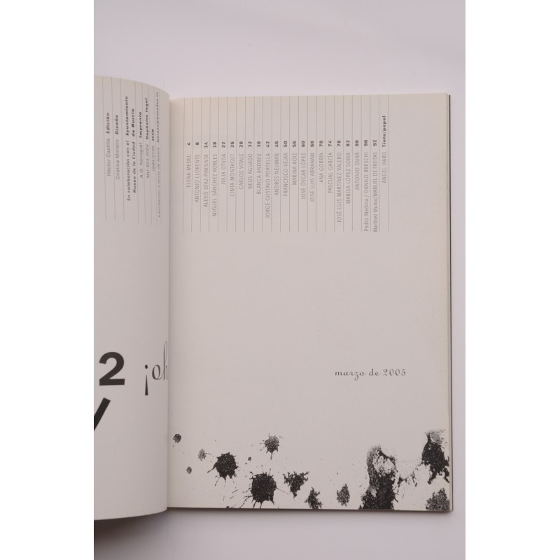 Hache : revista de poesía. nº 2 marzo 2005