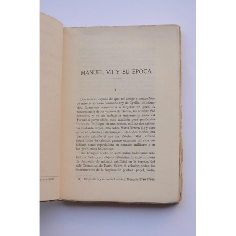 Manuel VII y su época : (segunda parte de...