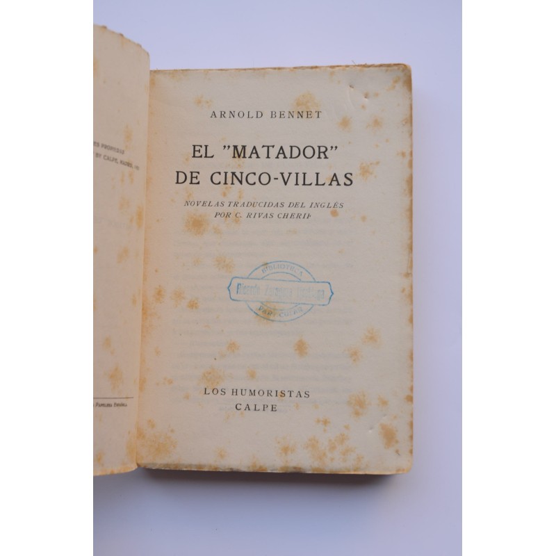 El matador de Cinco-Villas