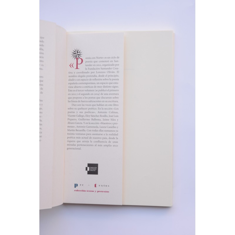 Tercera poesía con norte. Los poetas y su poética