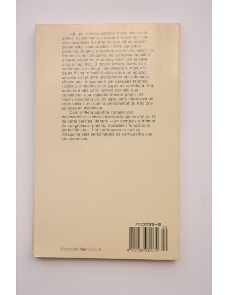 Qüestió d'amor propi