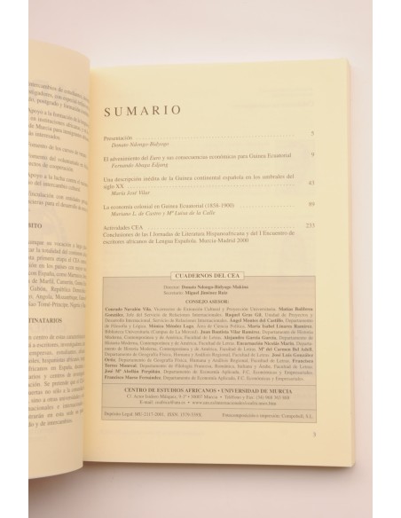 Cuadernos. Centro de Estudios Africanos. Nº 2. Guinea Ecuatorial