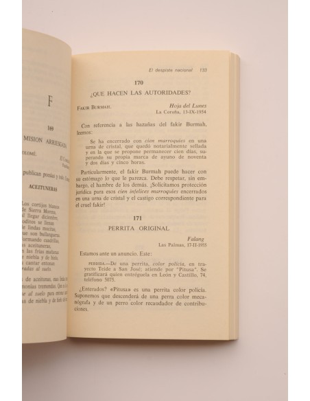 El despiste nacional. Vol. I Primera antología 1952 / 1958