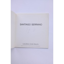 Santiago Serrano. Catálogo de exposiciones. Galería Joan... 2