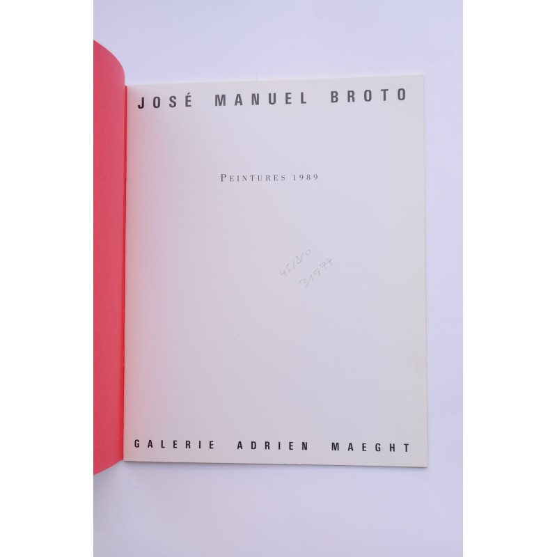 Broto. Peintures 1989 