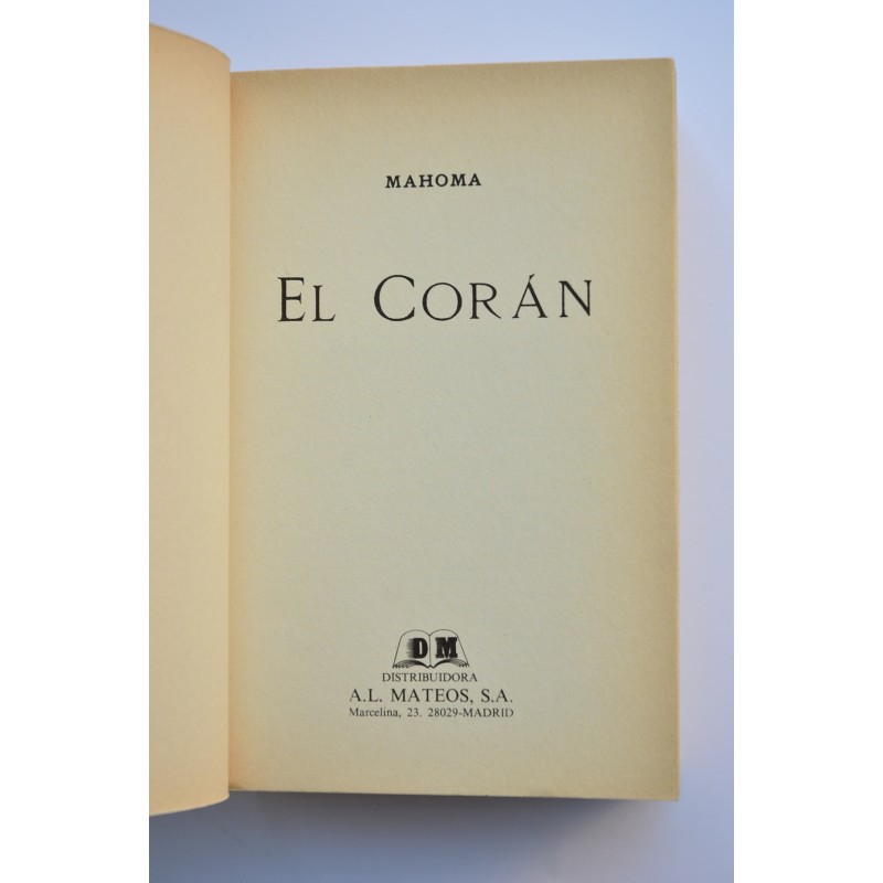 El Corán : el libro sagrado del Islam