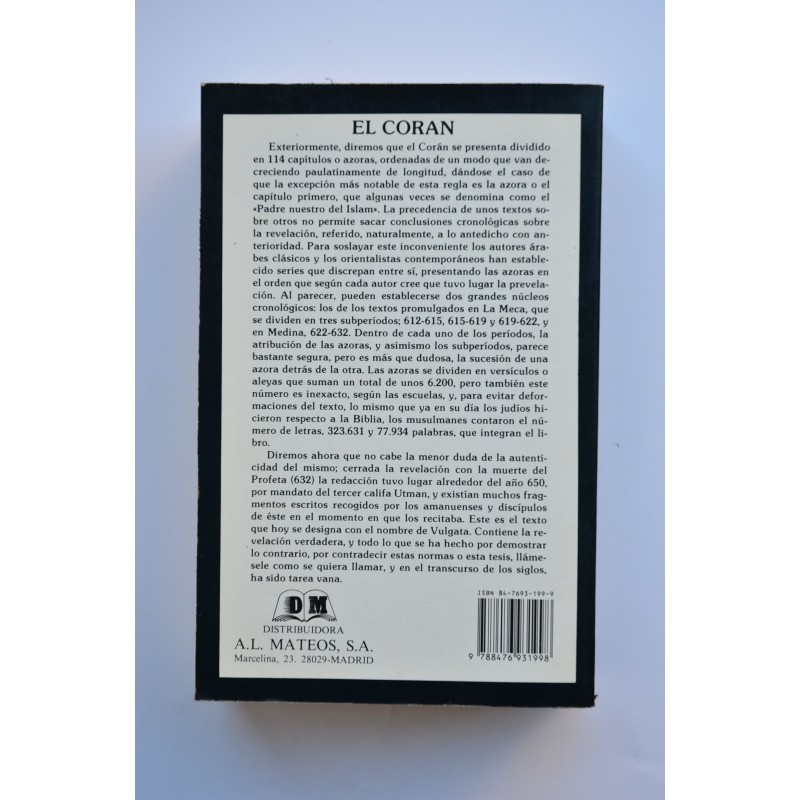 El Corán : el libro sagrado del Islam
