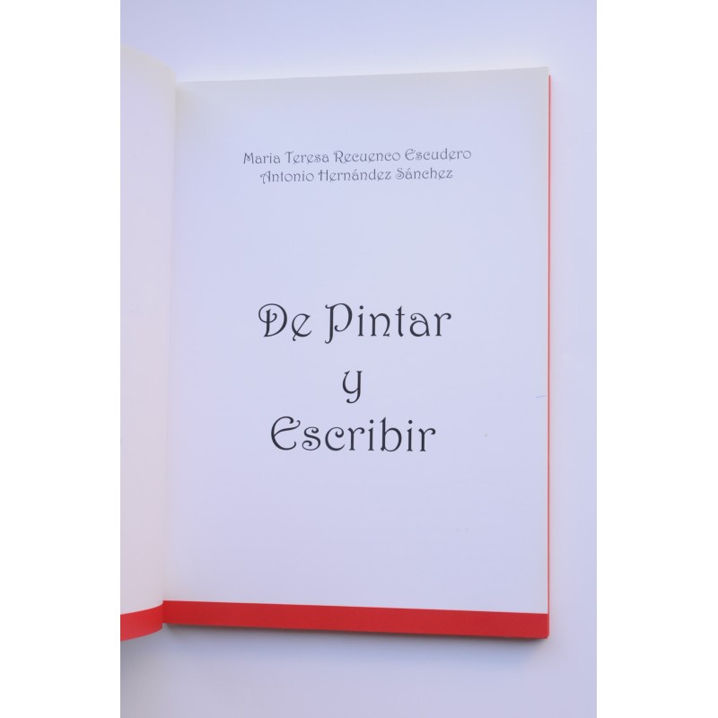 De pintar y de escribir