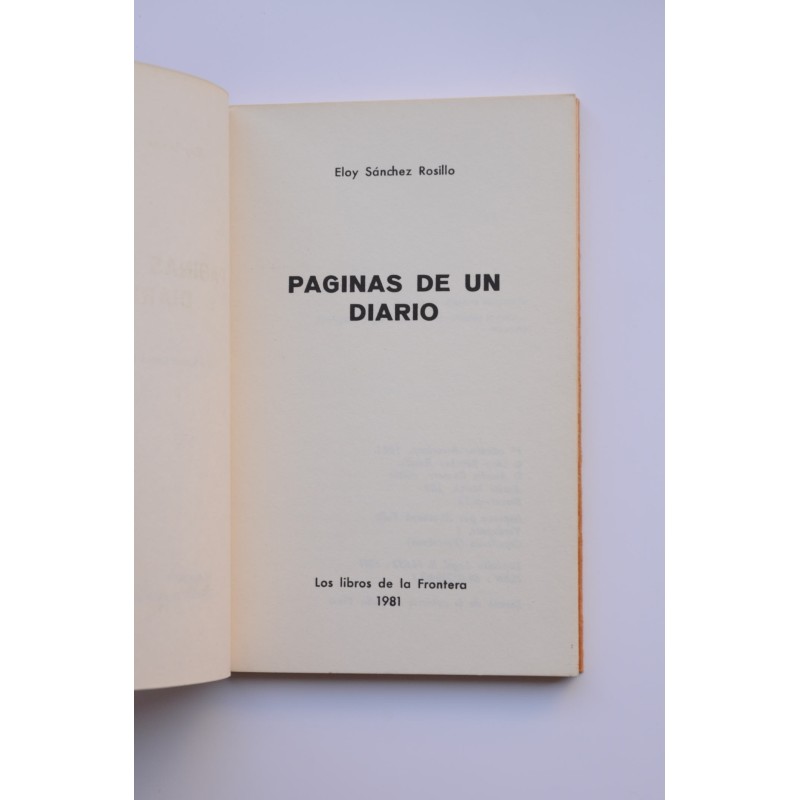 Páginas de un diario