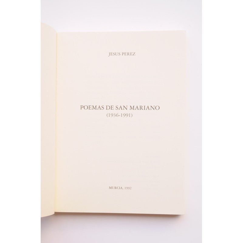 Poemas de San Mariano