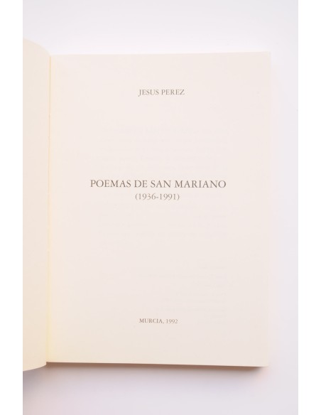 Poemas de San Mariano