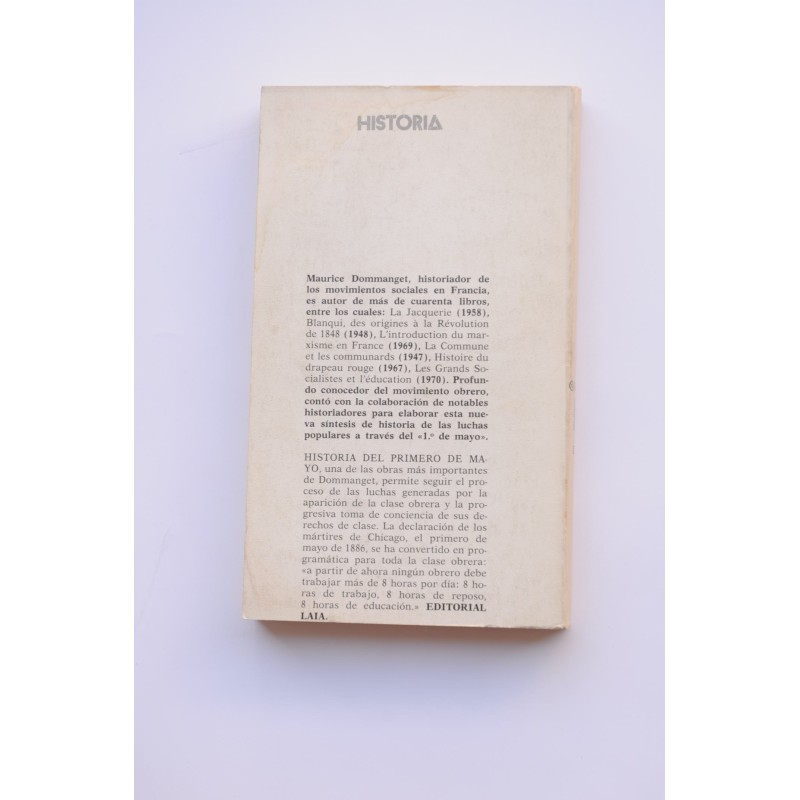Historia del Primero de Mayo