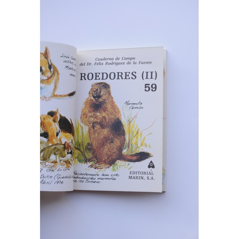 Cuadernos de campo. Roedores II